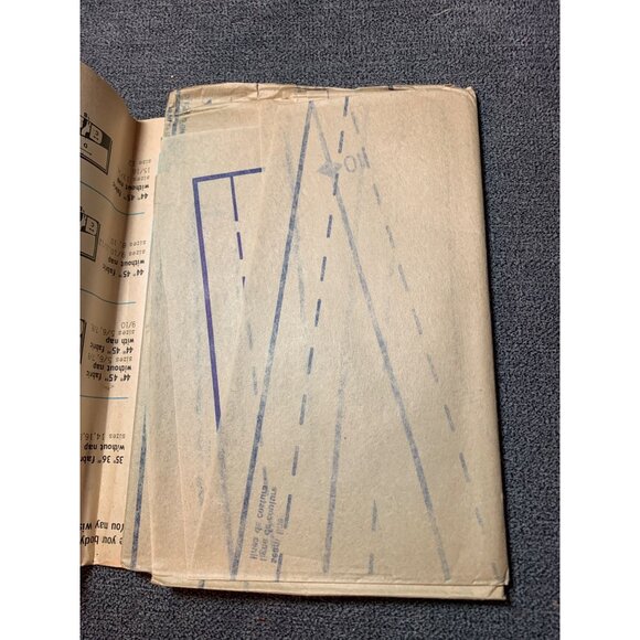 Simplicity 7877 Sewing Pattern Dress Jumper Pant Pockets Size 12 uncut 1970s - Picture 4 of 5